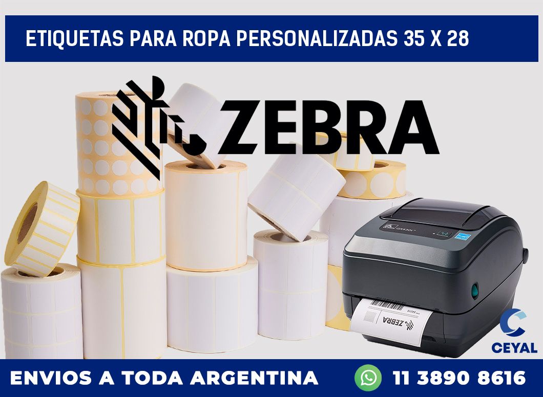 etiquetas para ropa personalizadas 35 x 28