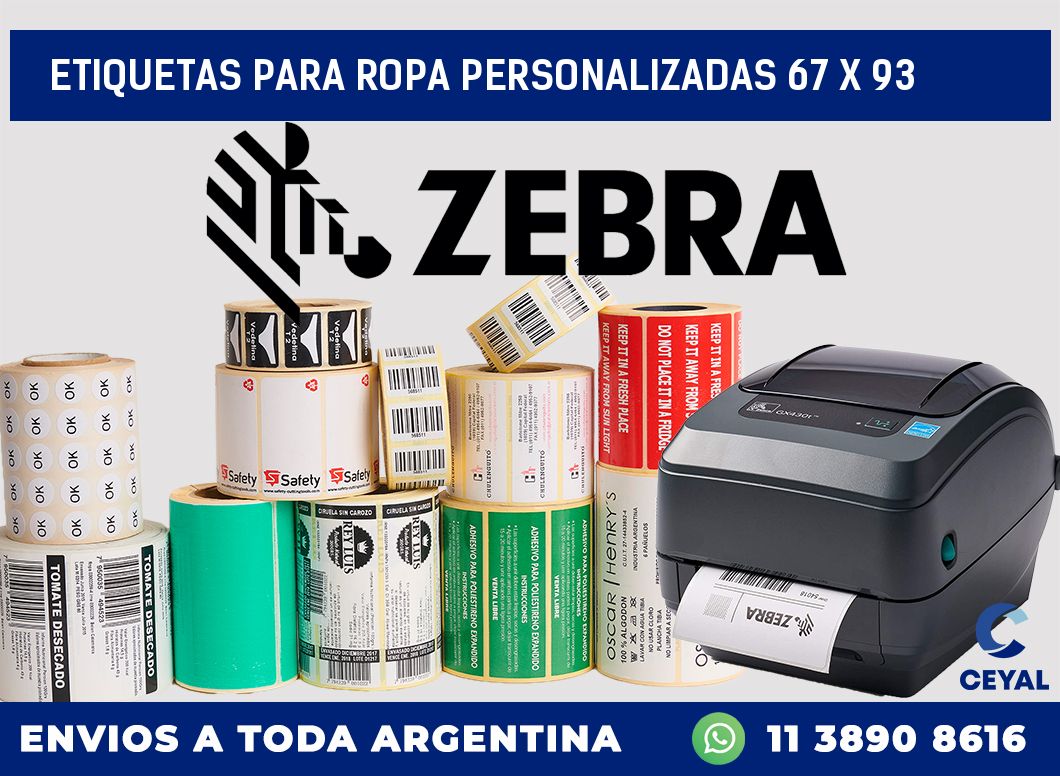 etiquetas para ropa personalizadas 67 x 93