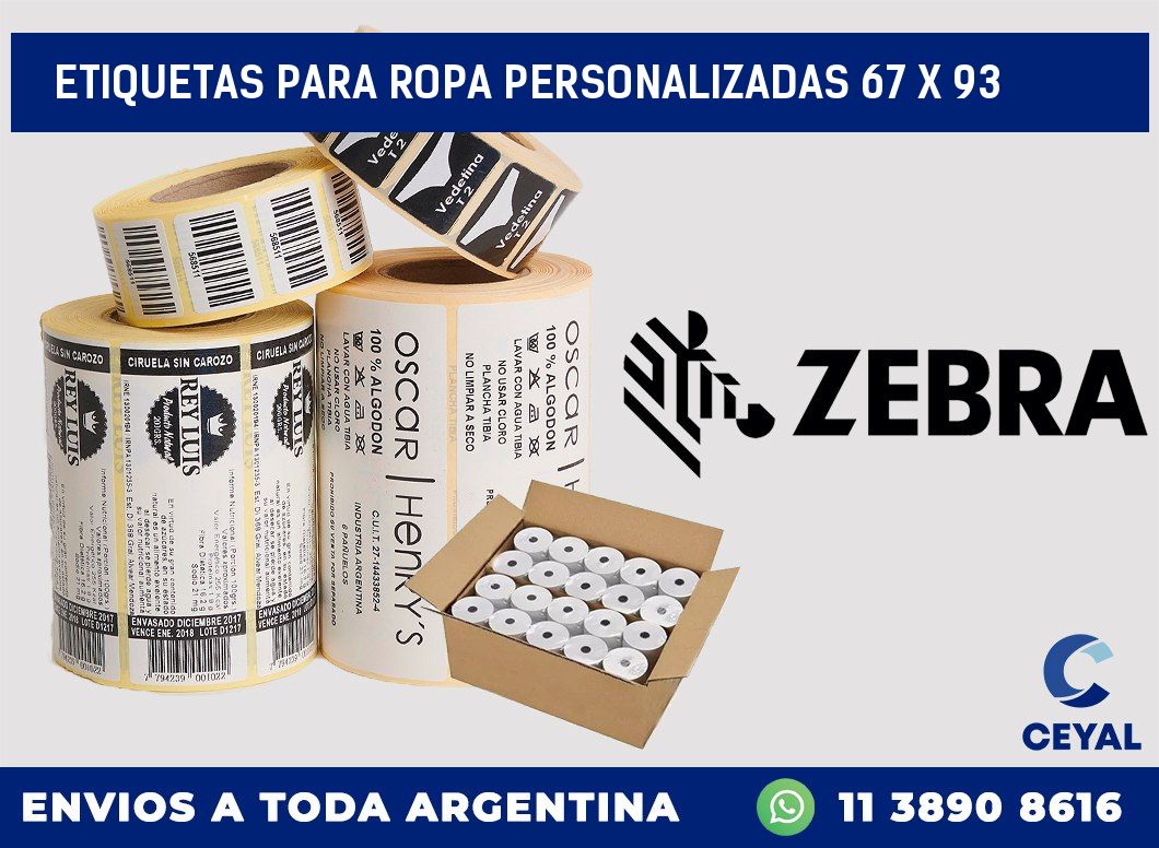 etiquetas para ropa personalizadas 67 x 93