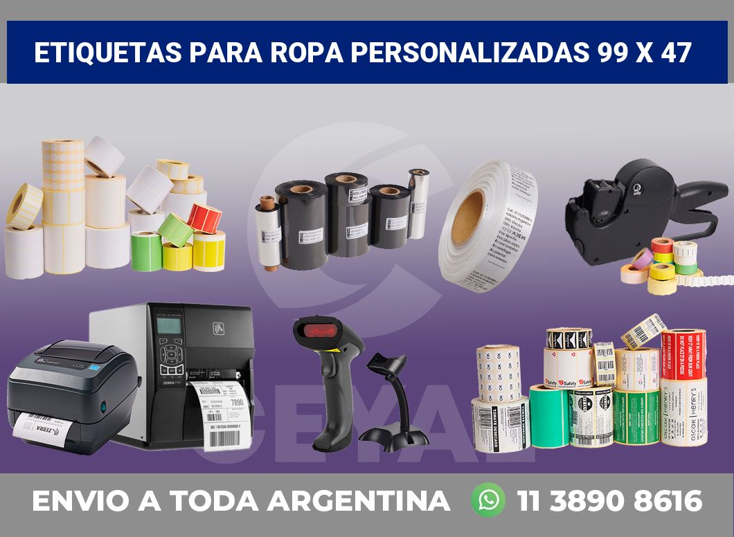 etiquetas para ropa personalizadas 99 x 47