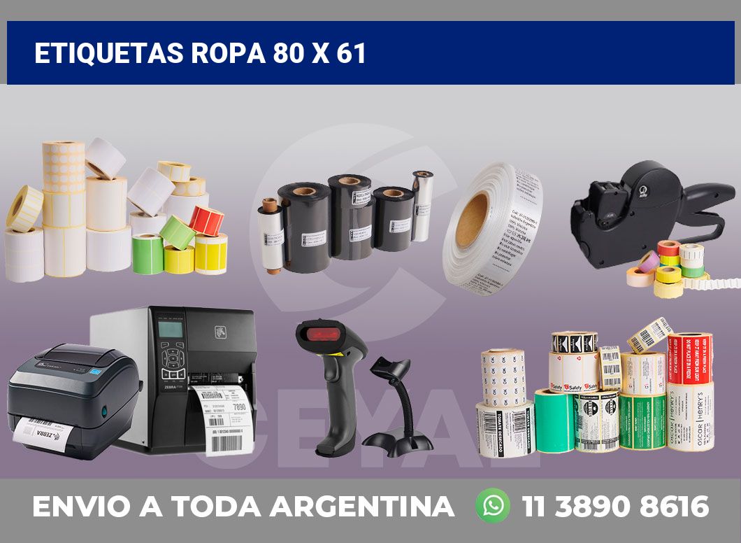 etiquetas ropa 80 x 61