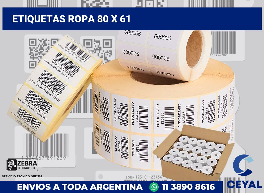 etiquetas ropa 80 x 61