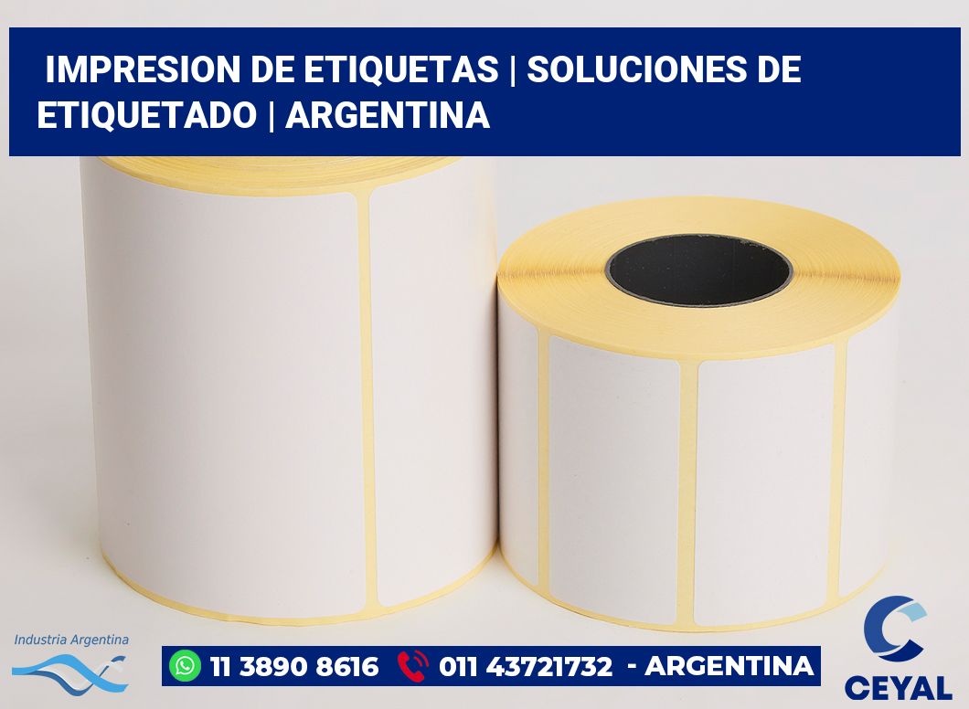 impresion de etiquetas | Soluciones de etiquetado | Argentina