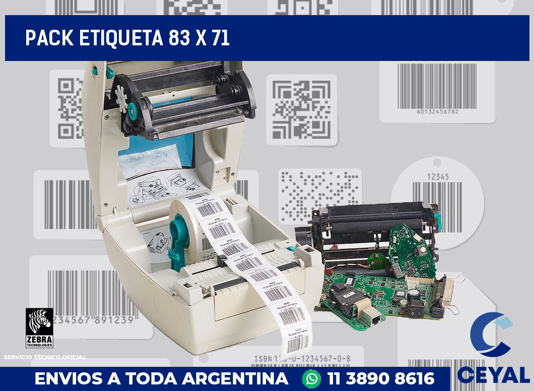 pack etiqueta 83 x 71