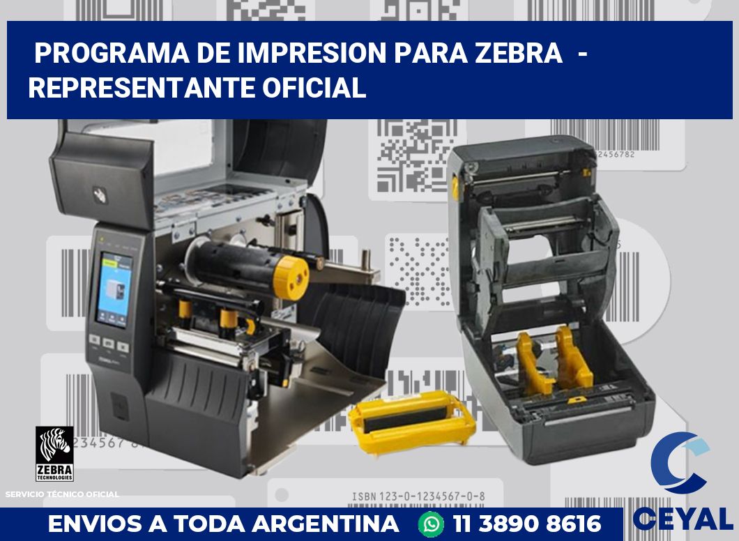 programa de impresion para zebra  - Representante oficial