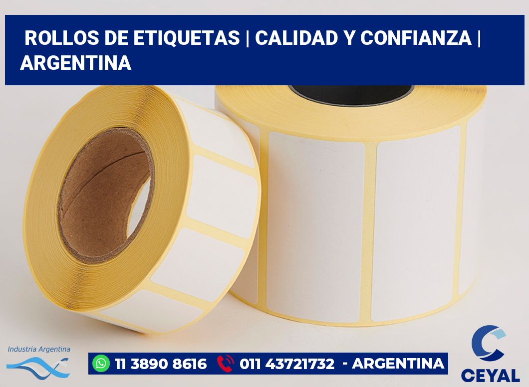 rollos de etiquetas | Calidad y confianza | Argentina
