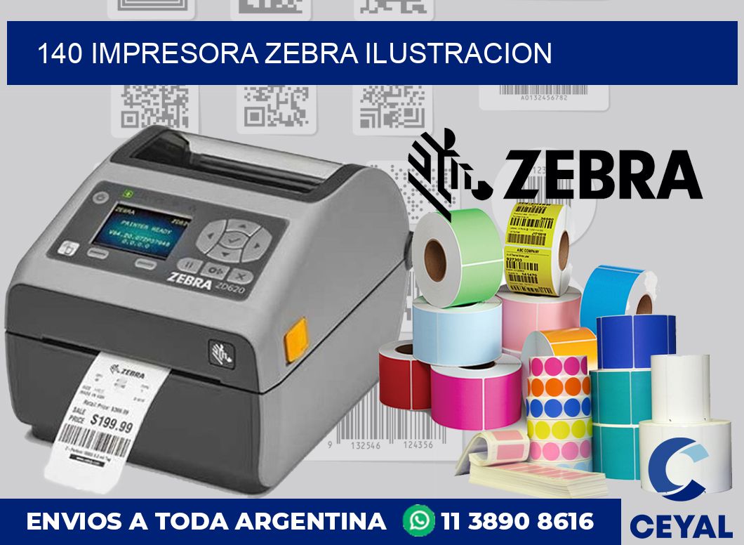 140 Impresora Zebra ilustracion