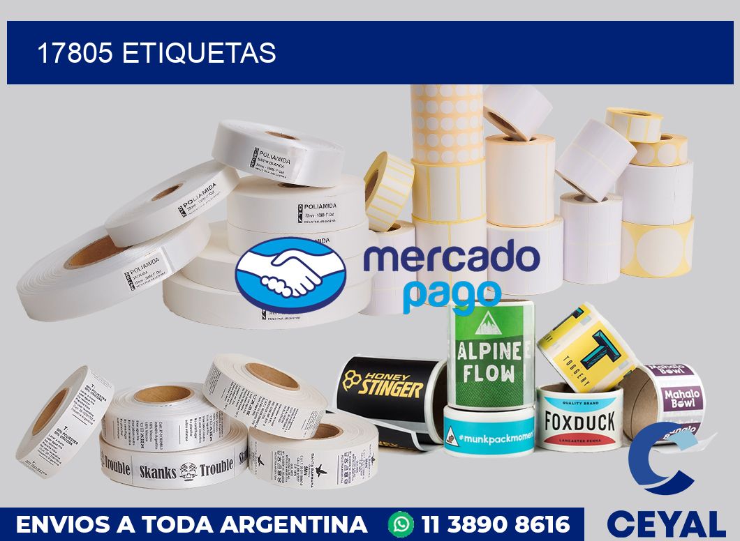 17805 etiquetas