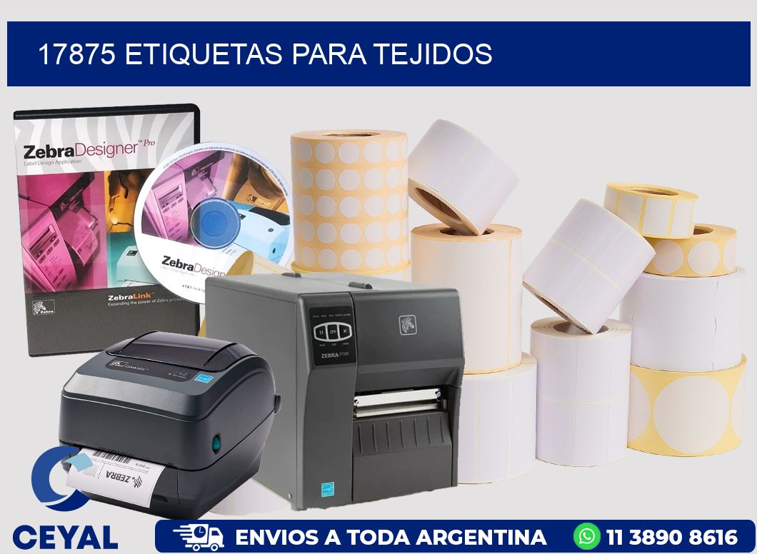 17875 Etiquetas para tejidos