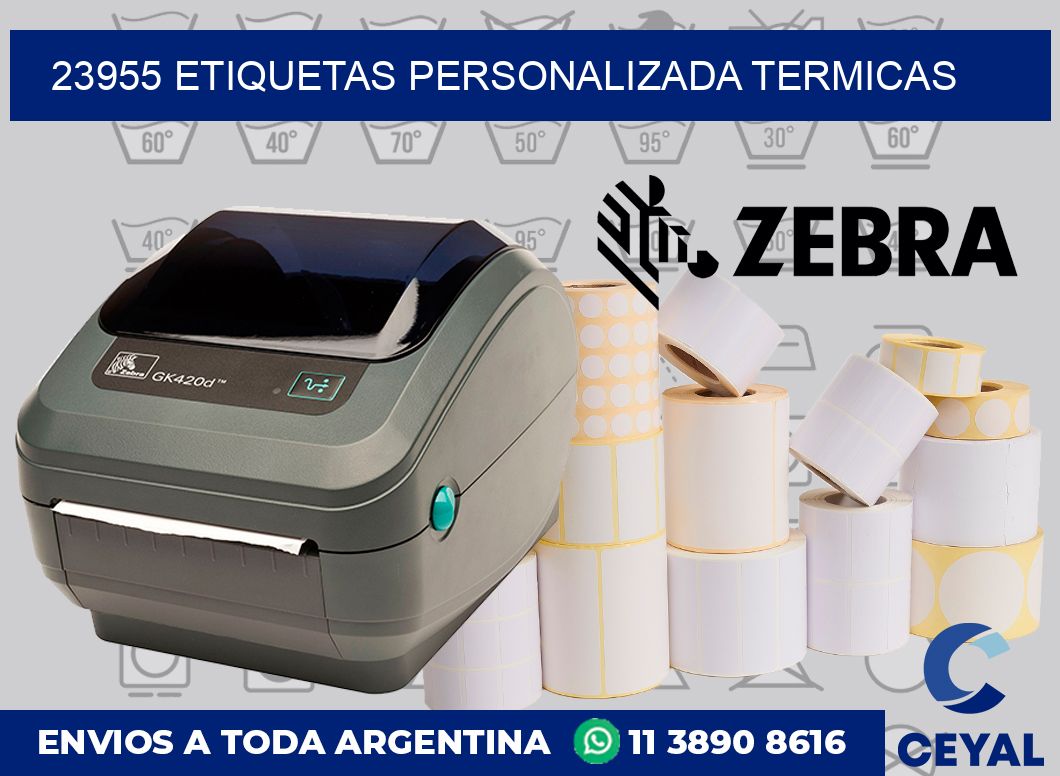 23955 etiquetas personalizada termicas