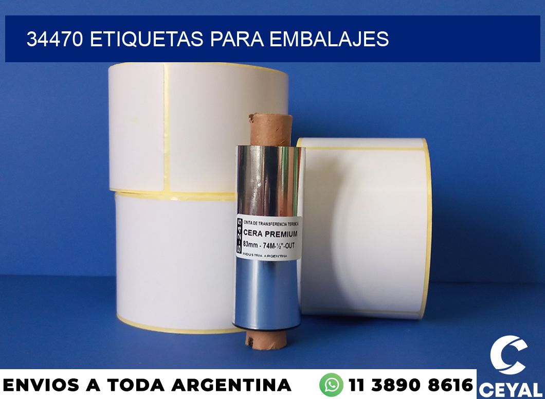 34470 etiquetas para embalajes