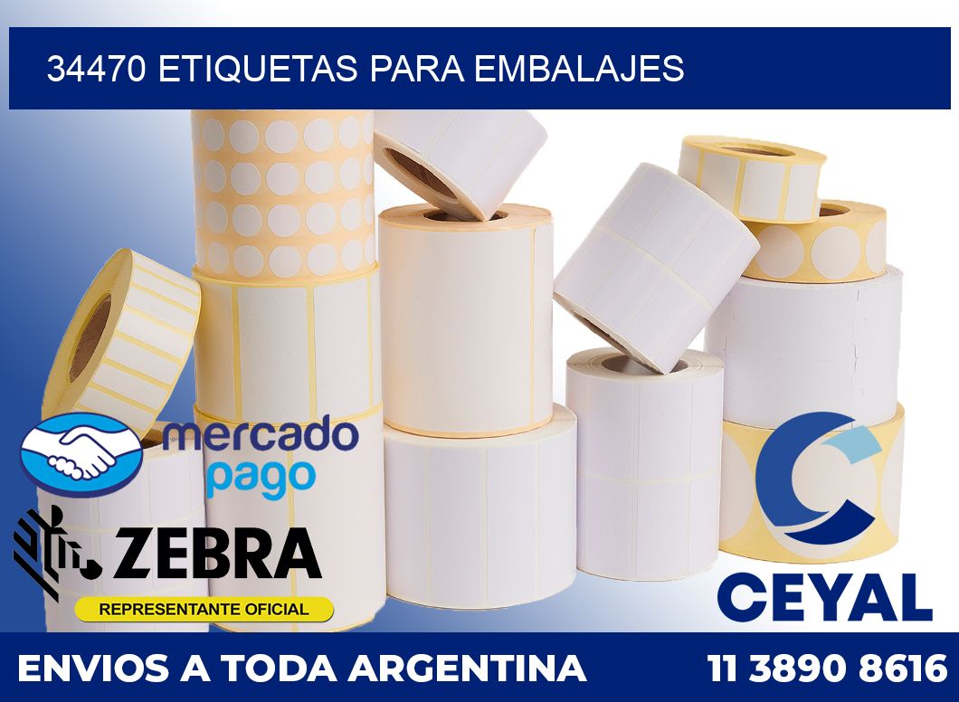 34470 etiquetas para embalajes