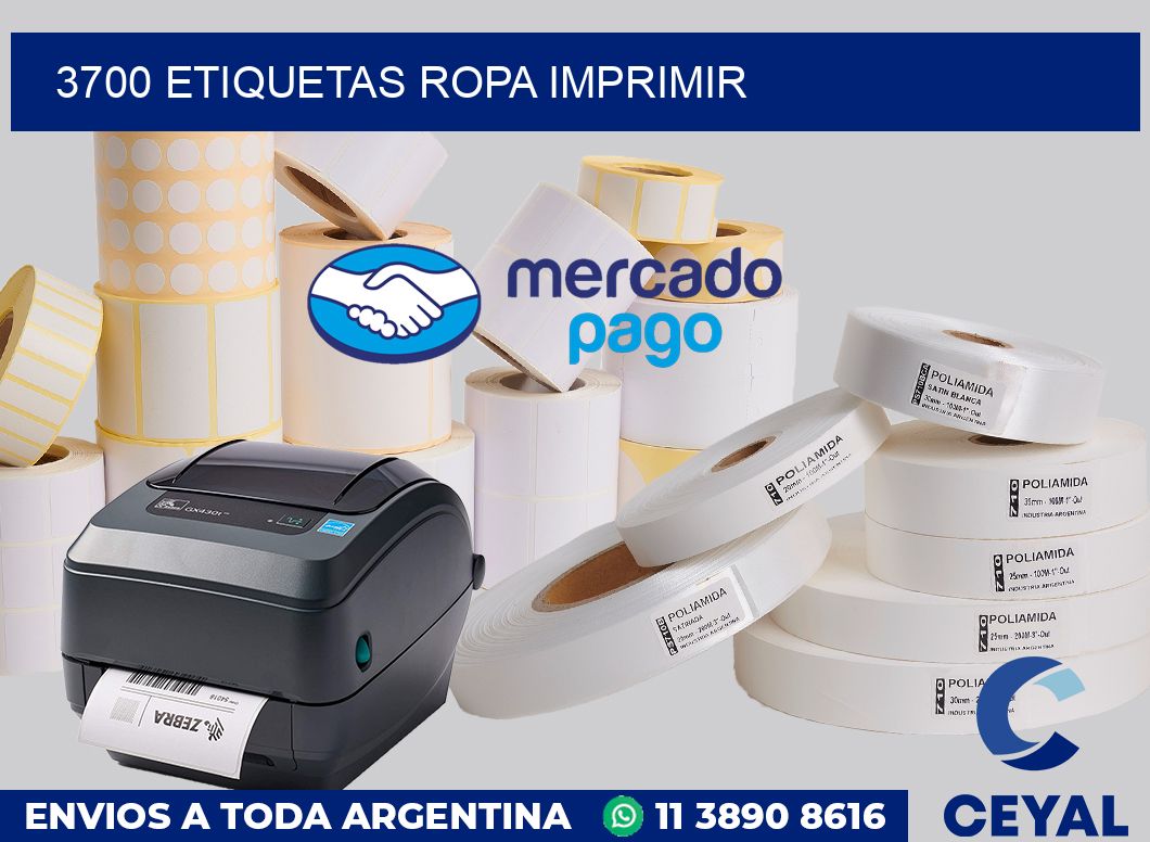 3700 Etiquetas ropa imprimir