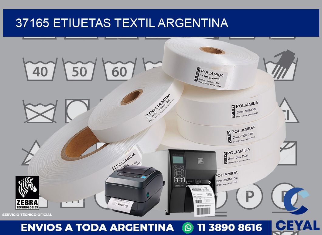 37165 etiuetas textil argentina