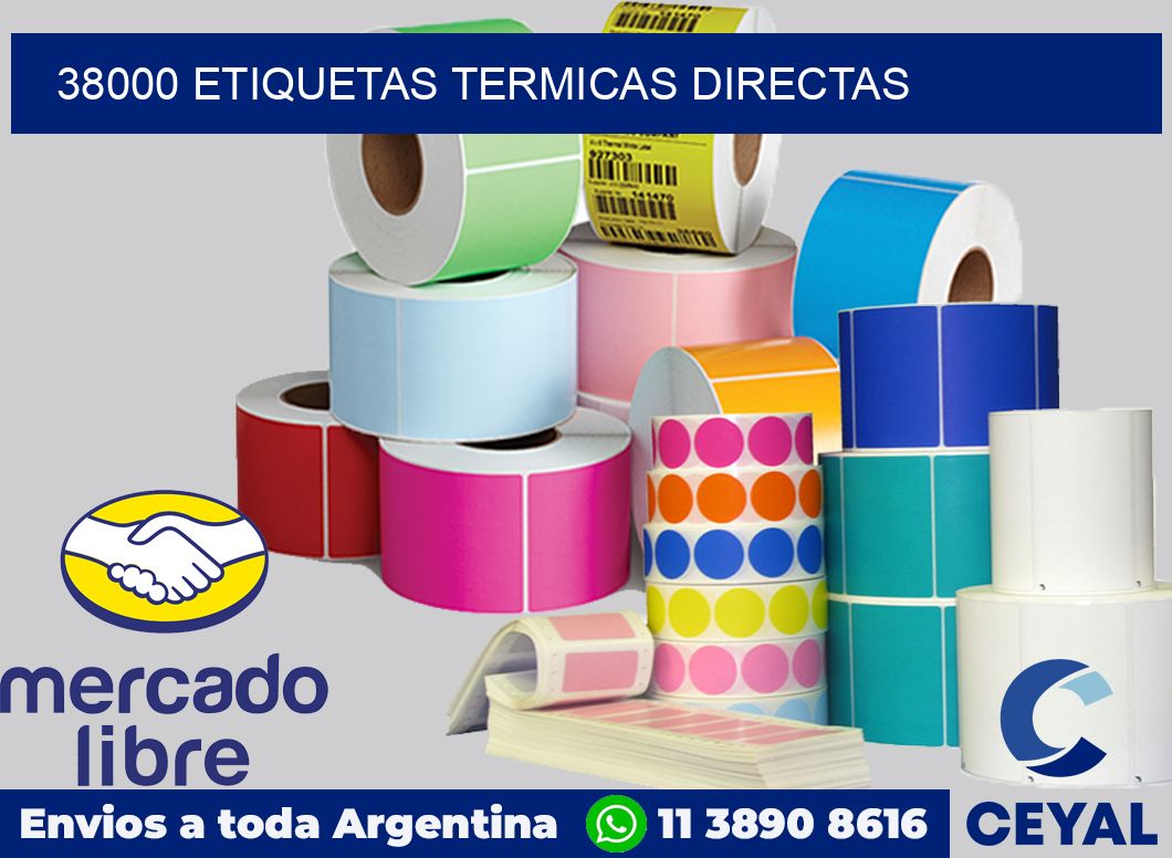 38000 Etiquetas termicas directas