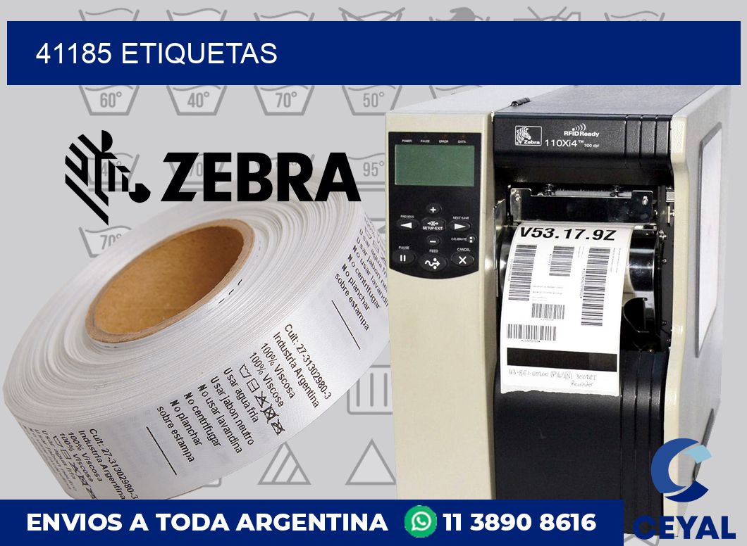 41185 etiquetas