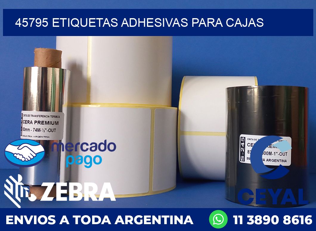 45795 etiquetas adhesivas para cajas