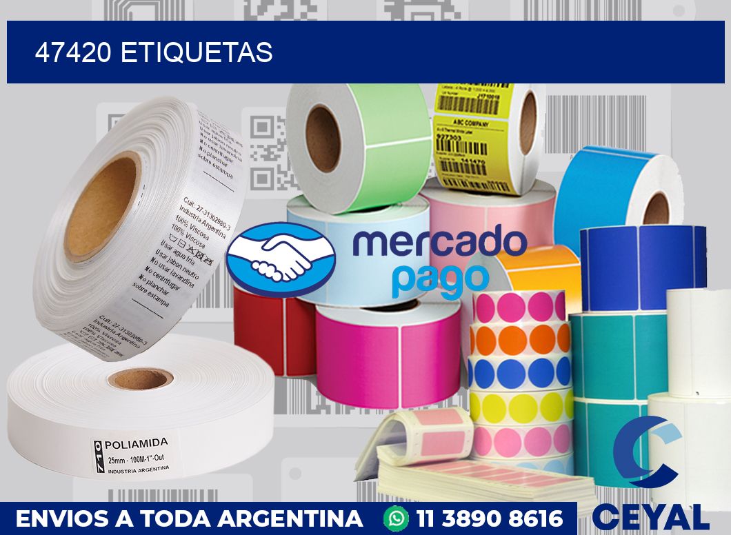 47420 etiquetas