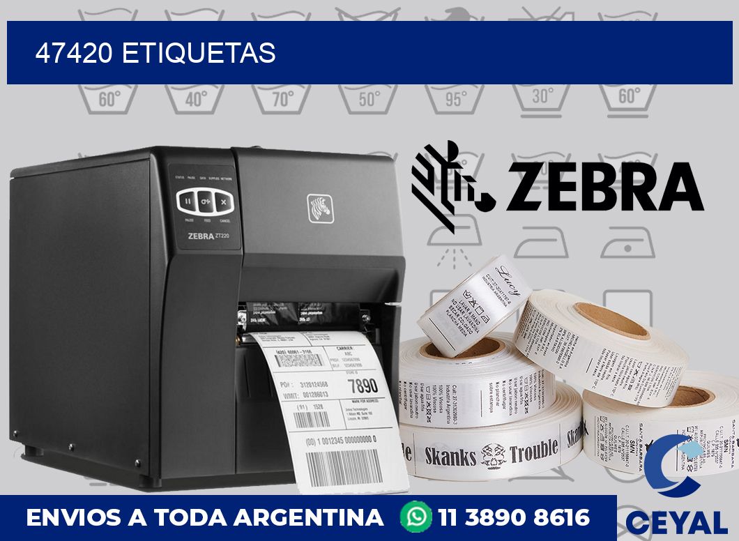 47420 etiquetas