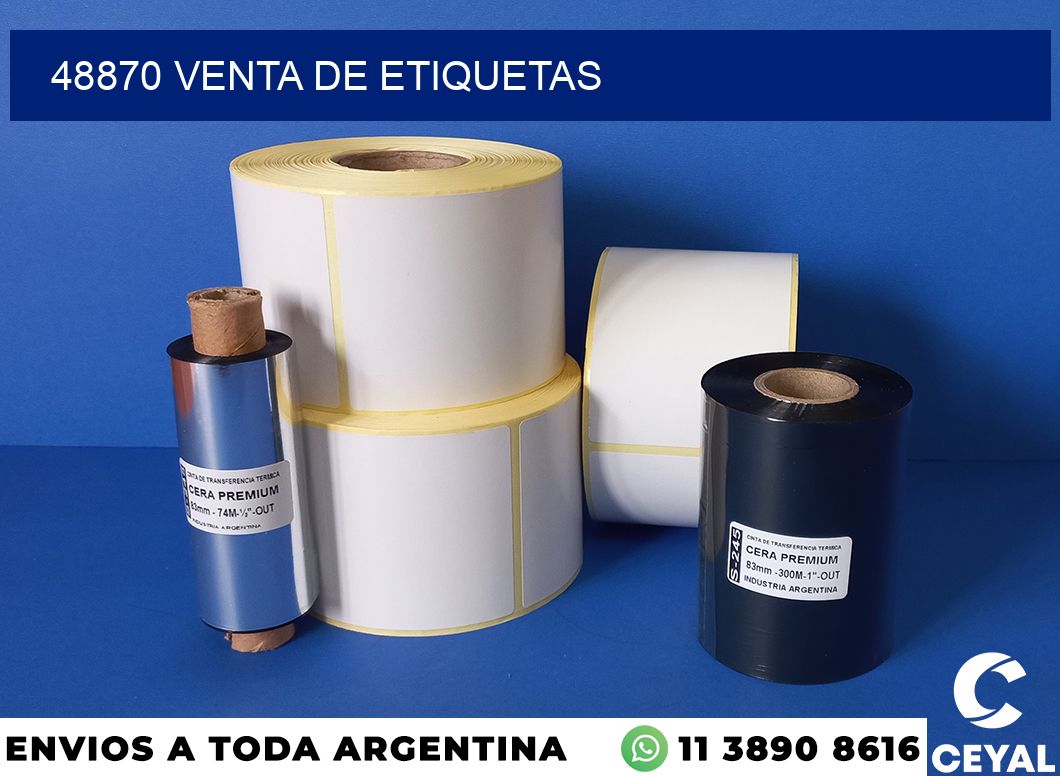 48870 venta de etiquetas