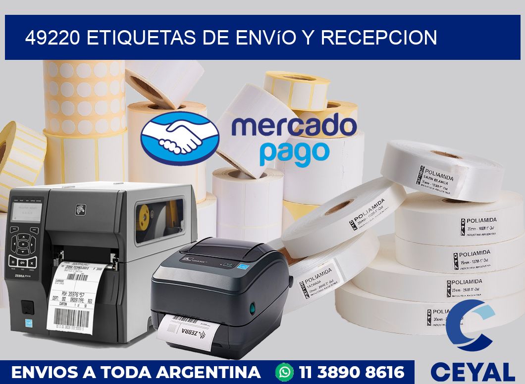 49220 Etiquetas de envío y recepcion