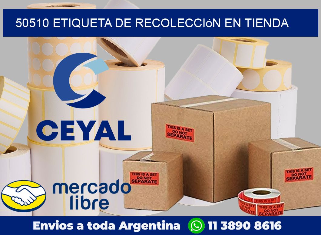 50510 Etiqueta de recolección en tienda