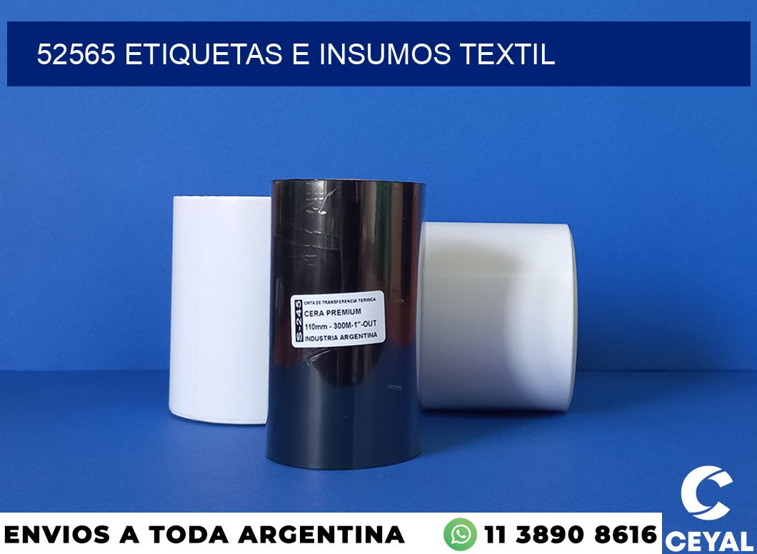 52565 etiquetas e insumos textil