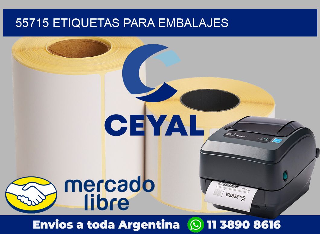 55715 Etiquetas para embalajes