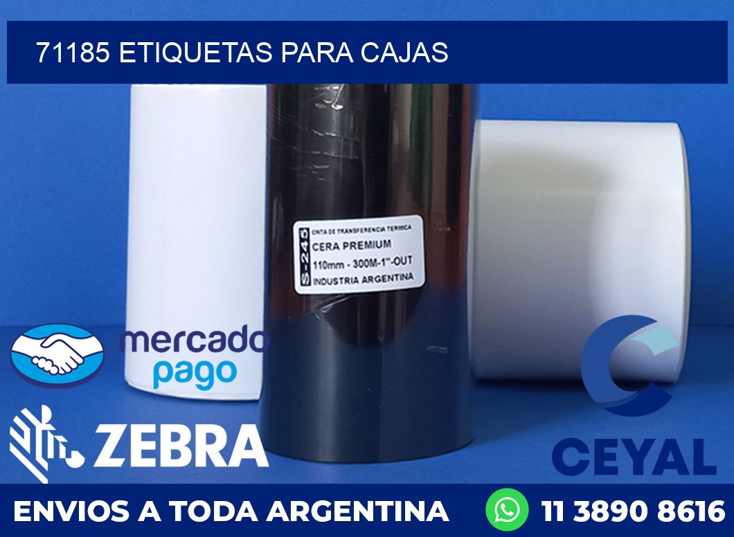 71185 etiquetas para cajas