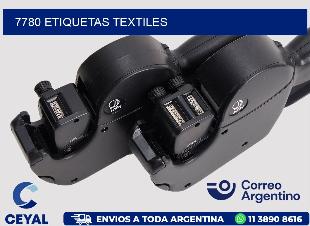 7780 etiquetas textiles
