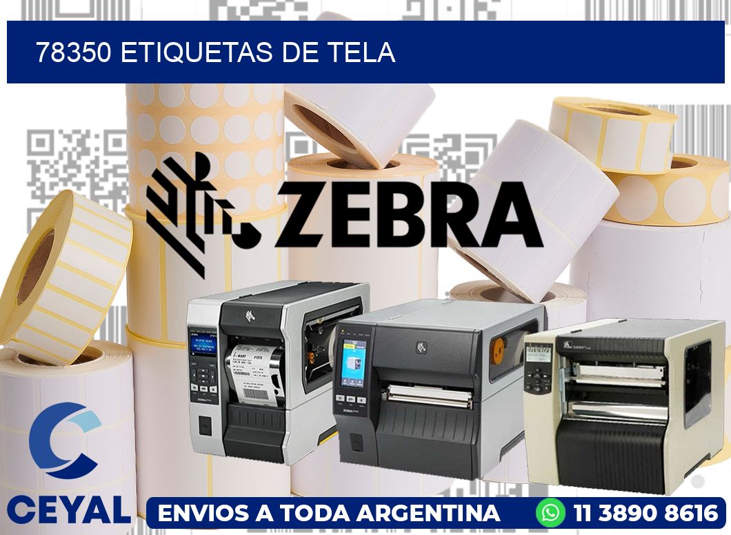 78350 Etiquetas de tela