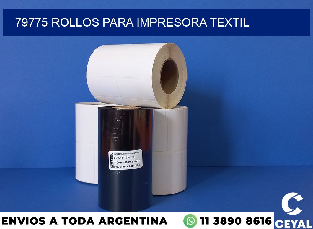79775 rollos para impresora textil