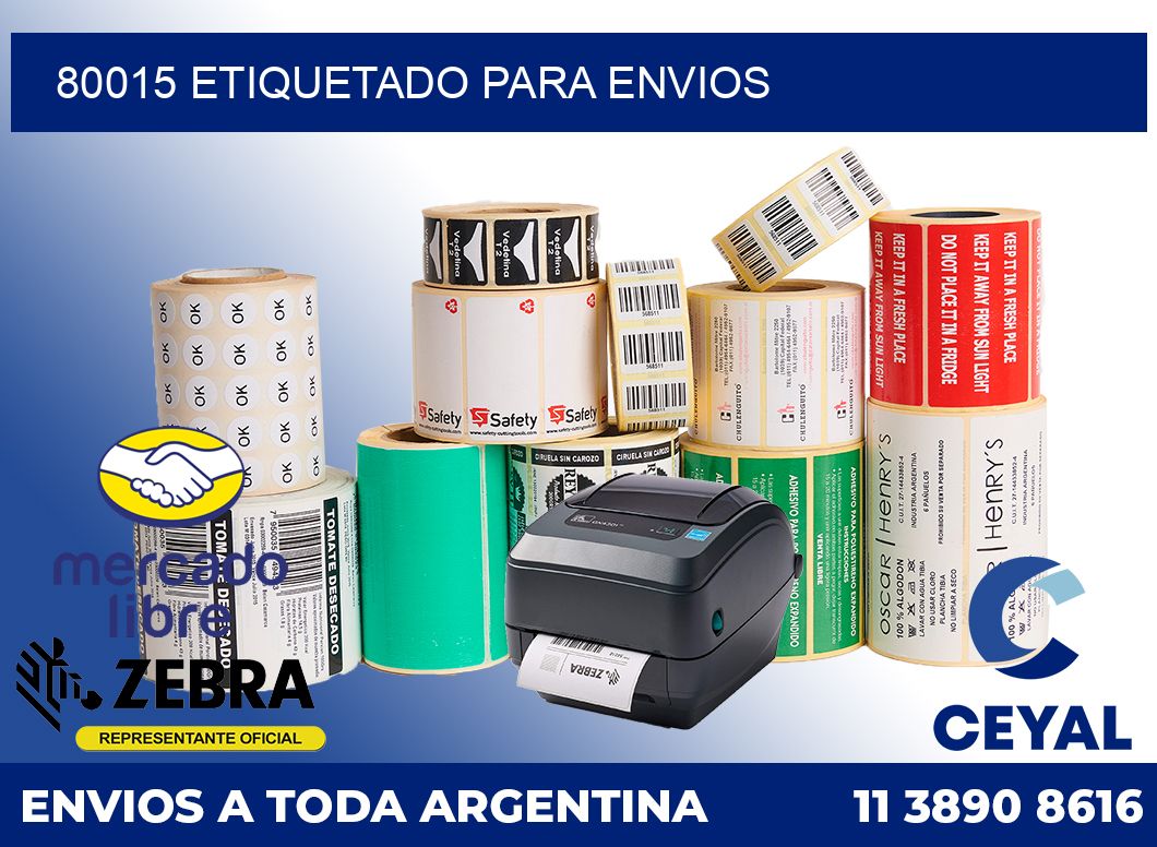 80015 Etiquetado para envios