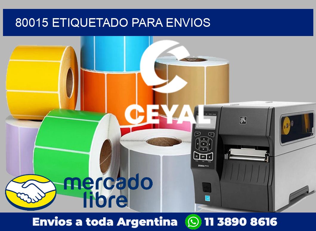 80015 Etiquetado para envios
