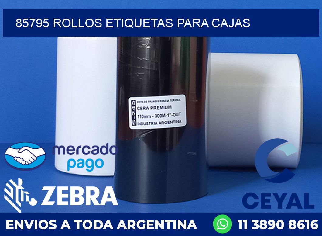 85795 rollos etiquetas para cajas