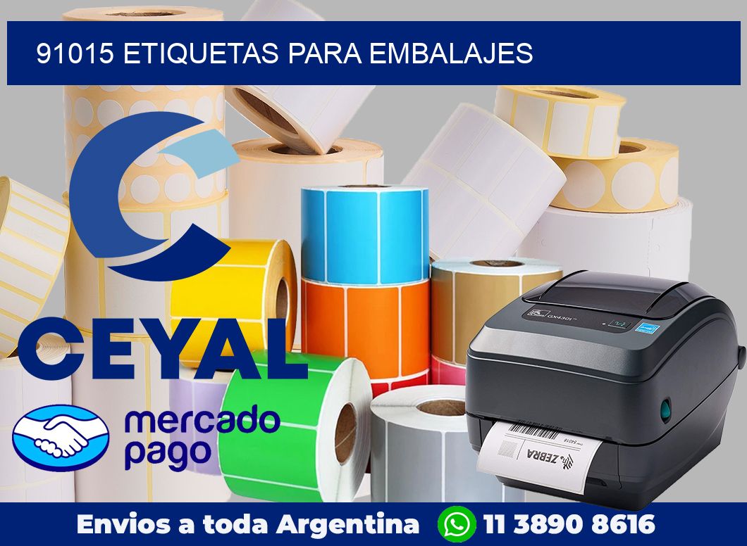 91015 Etiquetas para embalajes