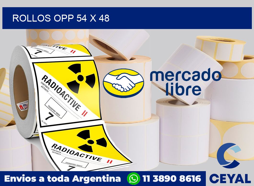 Rollos OPP 54 x 48