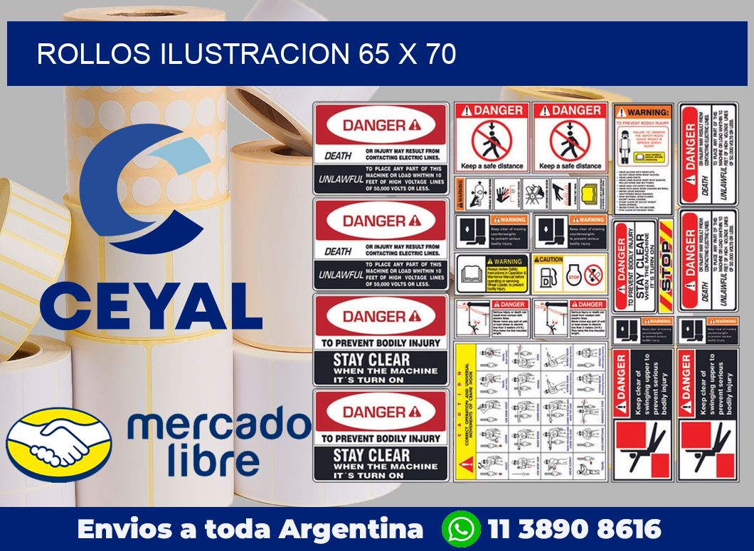 Rollos ilustracion 65 x 70