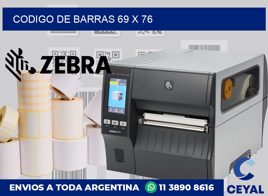 codigo de barras 69 x 76