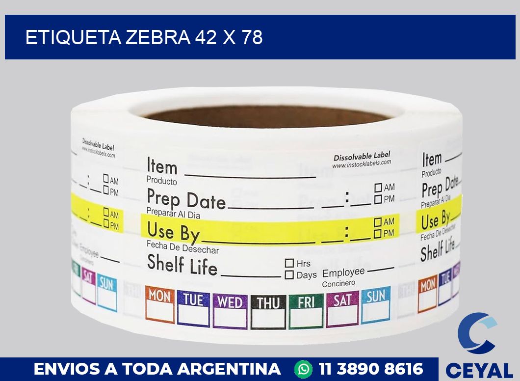 etiqueta zebra 42 x 78