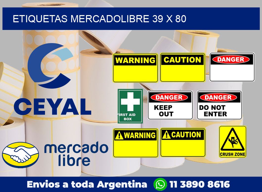 etiquetas mercadolibre 39 x 80