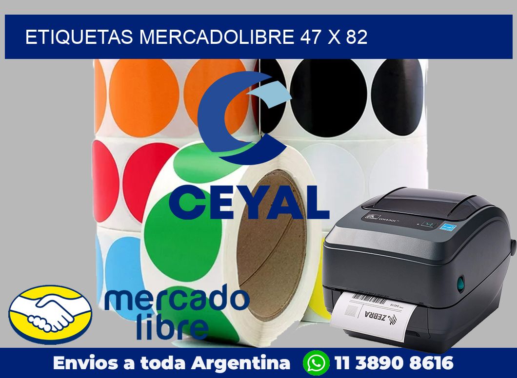 etiquetas mercadolibre 47 x 82