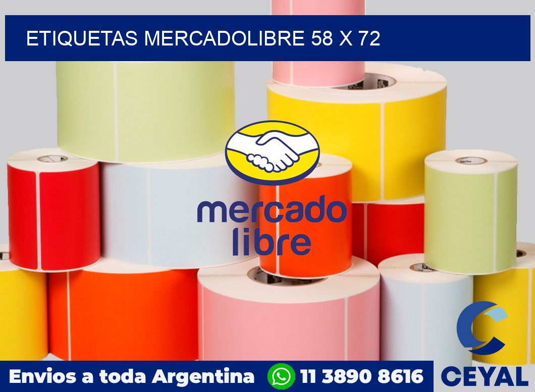etiquetas mercadolibre 58 x 72