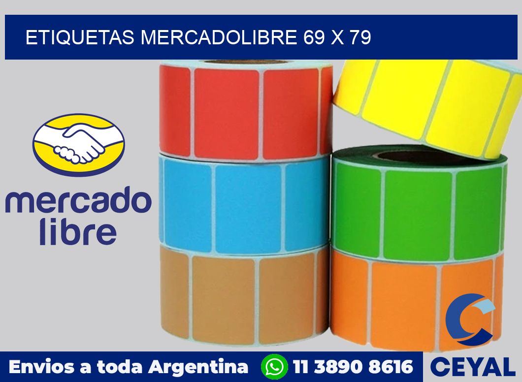etiquetas mercadolibre 69 x 79