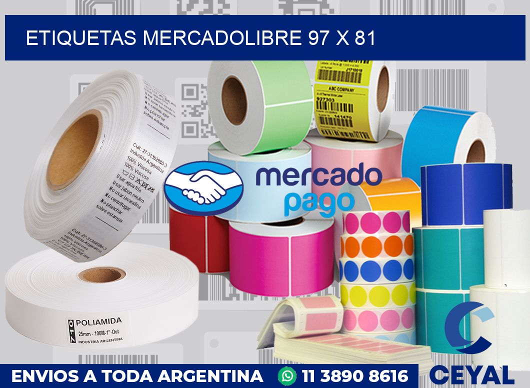etiquetas mercadolibre 97 x 81