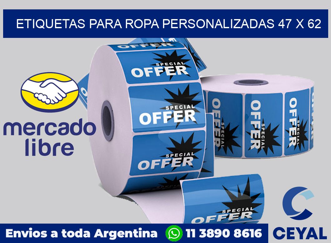 etiquetas para ropa personalizadas 47 x 62