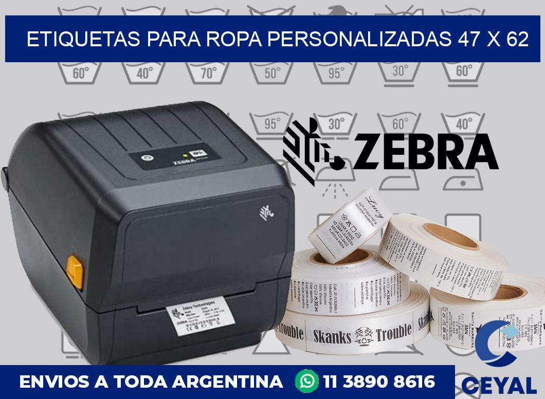 etiquetas para ropa personalizadas 47 x 62