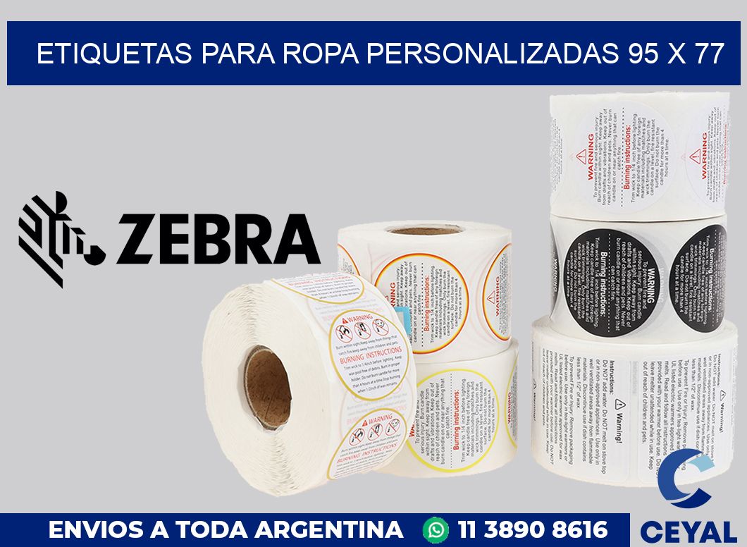 etiquetas para ropa personalizadas 95 x 77