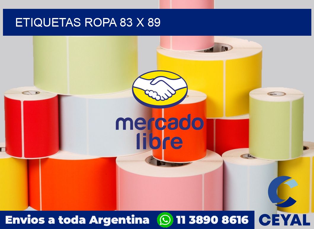etiquetas ropa 83 x 89