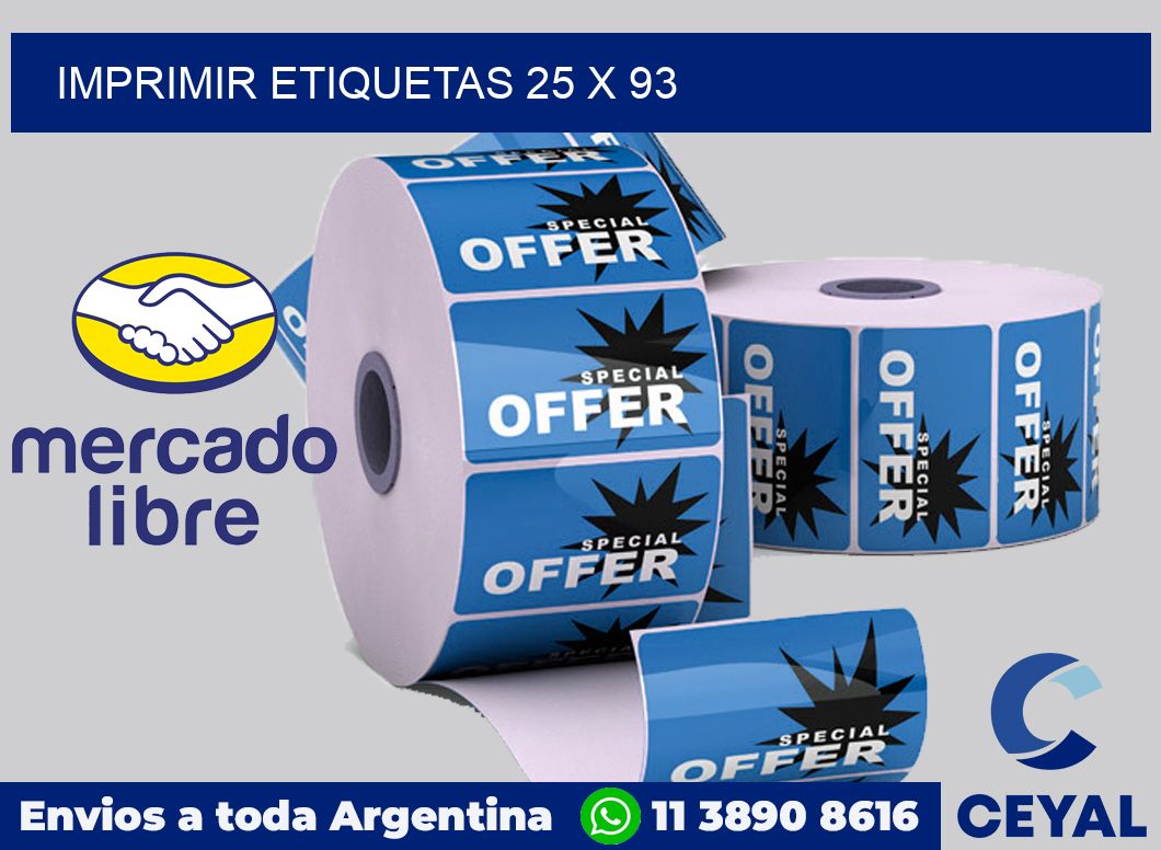 imprimir etiquetas 25 x 93